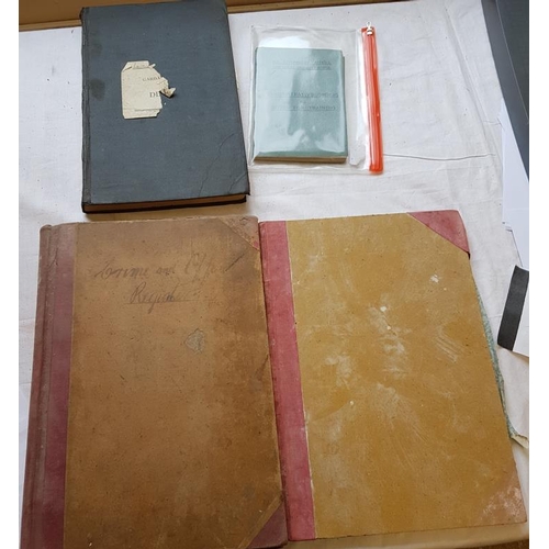 83 - 1939-1946 The Emergency, Local Security Force, Garda Siochana ledgers and a manual