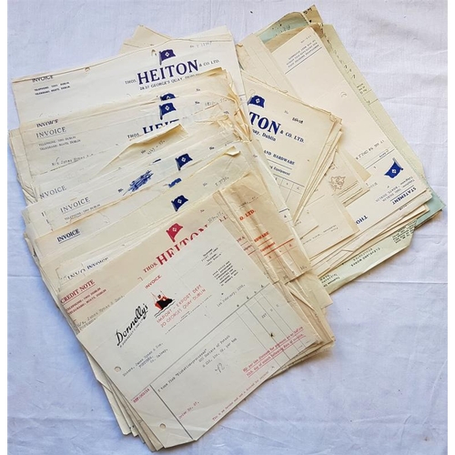 320 - Large file of Invoices. 1920-1960s