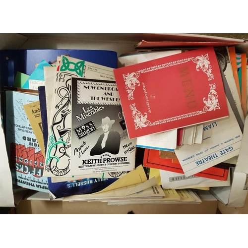 422 - Box of Theatre Programmes