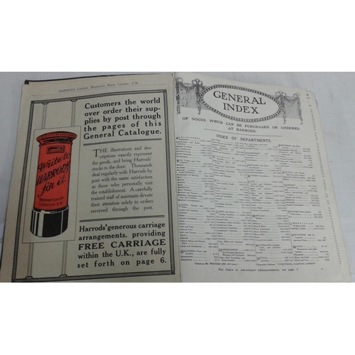 427 - Harrods Catalogue (c. 1905) 1,500 Illustrated Pages