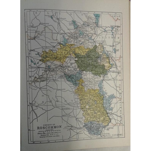 428 - P. W. Joyce 'Atlas & Cyclopaedia of Ireland' (1901). Folio. Fine Coloured Coats of Arms. Maps, Plate... 