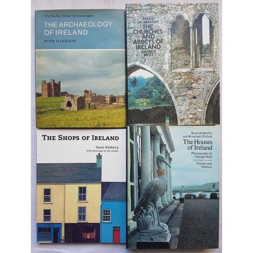 433 - The Houses of Ireland & The Churches and Abbeys of Ireland by De Beffney & Archaeology of Ireland by... 