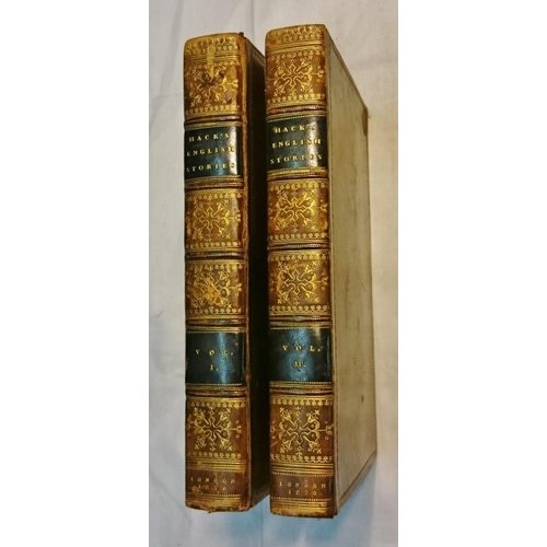 446 - Maria Hack 'English Stories' 1820. Two Volumes. Calf.