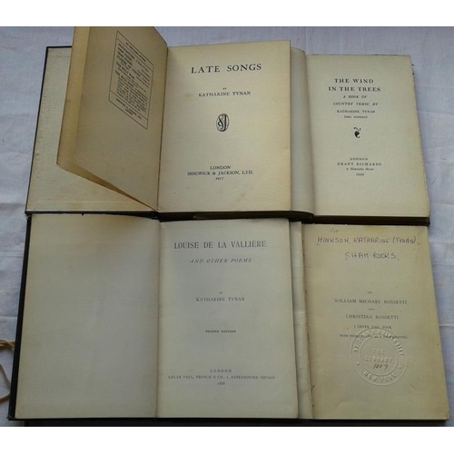 449 - Katherine Tynan 'The Wind in the Trees' - 1898, 1st Edition and Three other First Editions by Tynan ... 