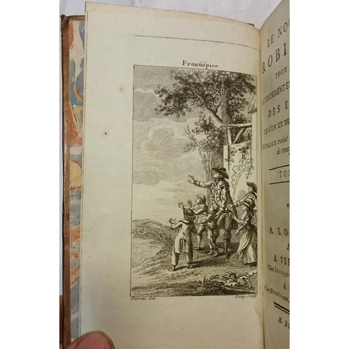 450 - 'Le Nouveau Robinson' Paris 1785. Two Volumes. Calf.