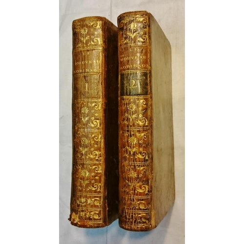 450 - 'Le Nouveau Robinson' Paris 1785. Two Volumes. Calf.