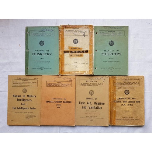 497 - Collection of Seven Irish Military Manuals