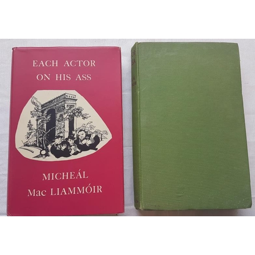 518 - Michael MacLiammoir 'All for Hecuba' (1946) 1st Edition, Signed by Anna Neagle;  'Each Actor on His ... 