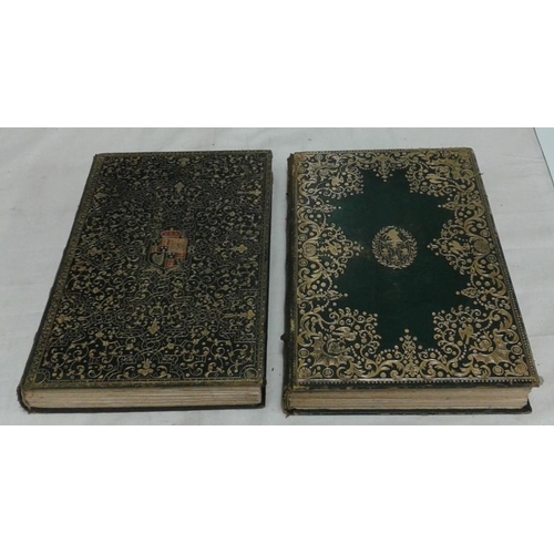 533 - 'The Anglo-Saxon Review' (1899. Two Folio Volumes in very fine Gilt Binding with Bellingham Book Pla... 