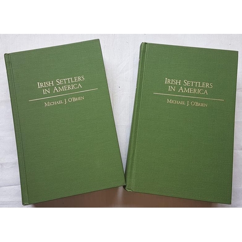 553 - Michael J. O'Brien 'Irish Settlers in America' (1993) Two Volume Set