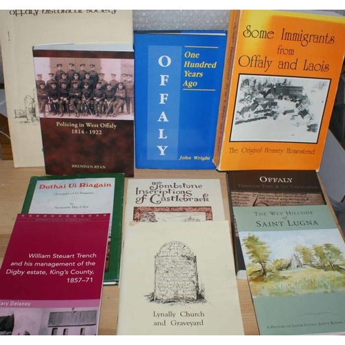 562 - Bundle of Offaly related items: Some Immigrants from Offaly and Laois – The Heaney Family (1992); Po... 