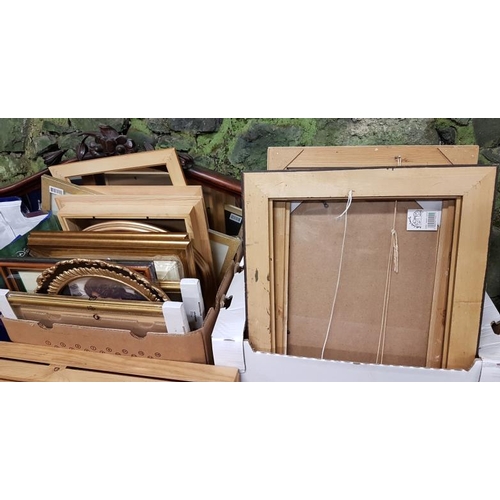 19 - Two Boxes of Various Picture Frames