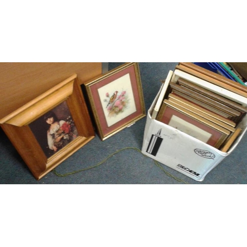 65 - Box of Pictures and Prints