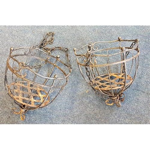 250 - Pair of Metal Hanging Baskets