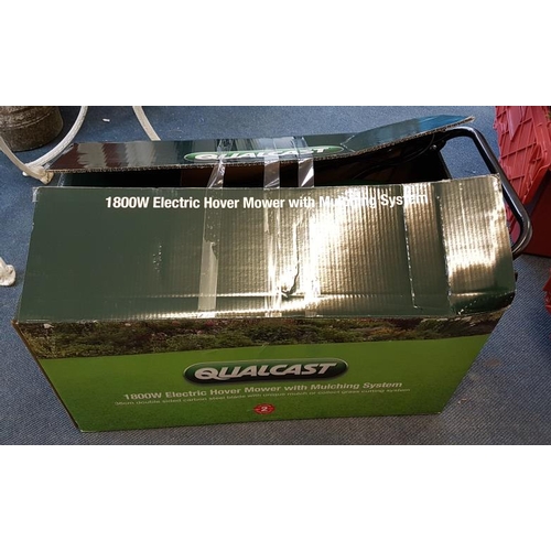 251 - Qualcast Electric Lawnmower in box (less than 6 months old, barely used)