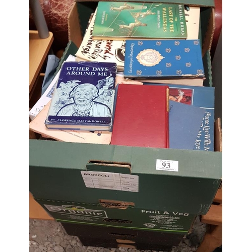 93 - Four Boxes of General Interest Books