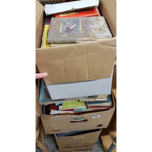 98 - Four Boxes of General Interest Books