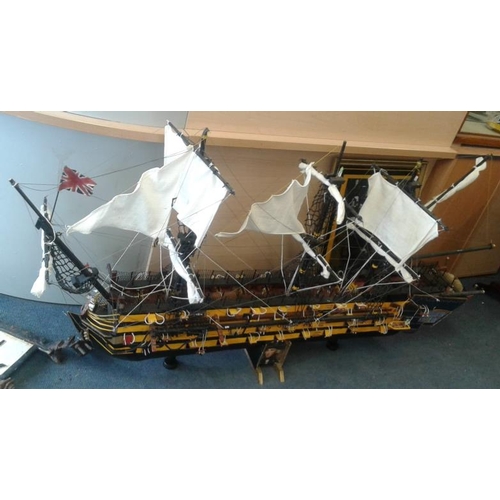 284 - Model of Admiral Nelson Ship - 70ins x 33ins