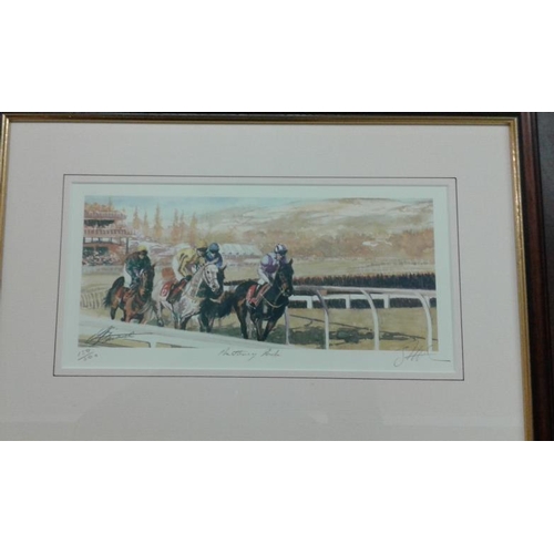 308 - Set of Five Limited Edition Cheltenham Related Prints all signed by Artist, c.16 x 10.5in