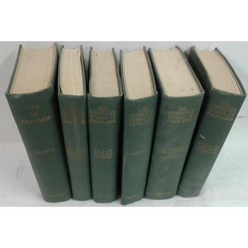 486 - Six Volumes of 'The Works of Padraig H. Pearse'