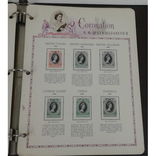 498 - Coronation Queen Elizabeth Stamp Book