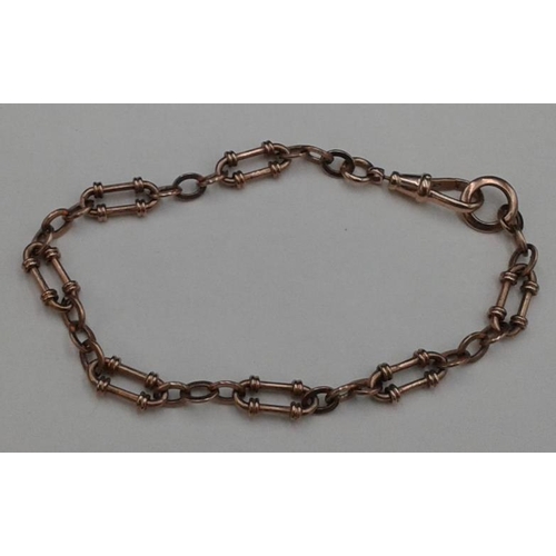 593 - 9kt Rose Gold Bracelet