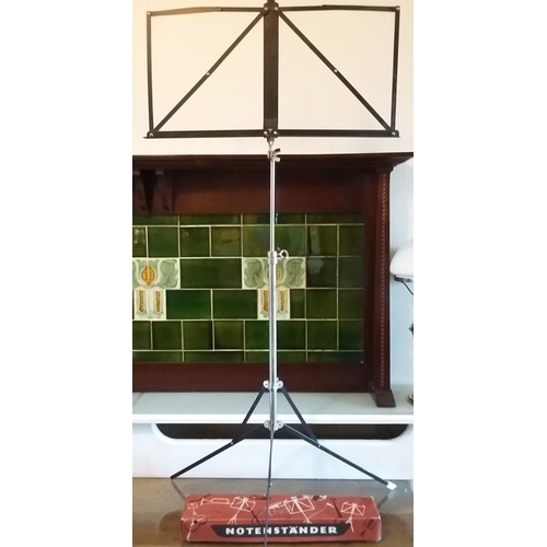 632 - West German 'Notestander' Music Stand with original box.