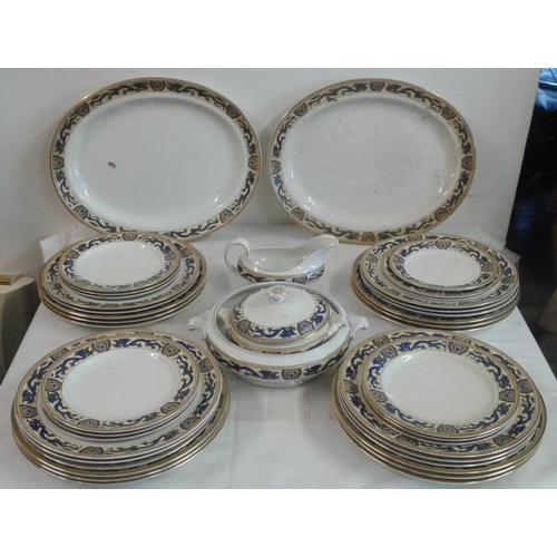 652 - Part 'Booths' Dinner Service c. 42 Pieces