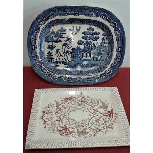 681 - Two Serving Plates