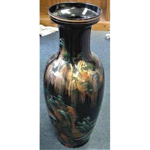 685 - Chinese Floor Vase (c. 25ins tall) Symbol on Base