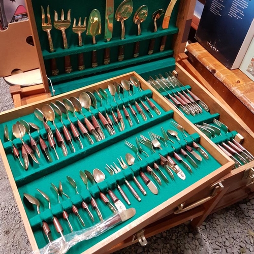 708 - Large and Extensive Canteen of Cutlery