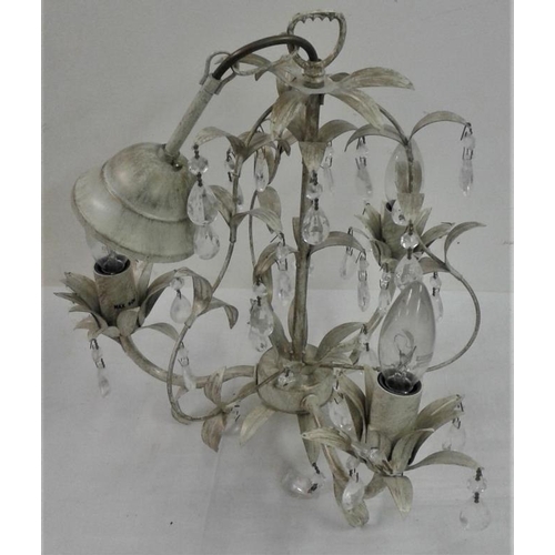 444a - Laura Ashley Three Branch Chandelier