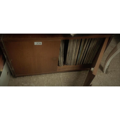 370 - Cabinet of Music Albums, Johny McEvoy, Jim Reeves, etc.