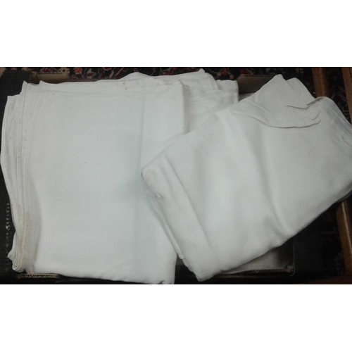 693 - Box of Household White Linens