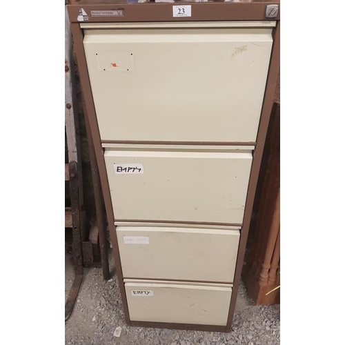 23 - Four Drawer Filing Cabinet
