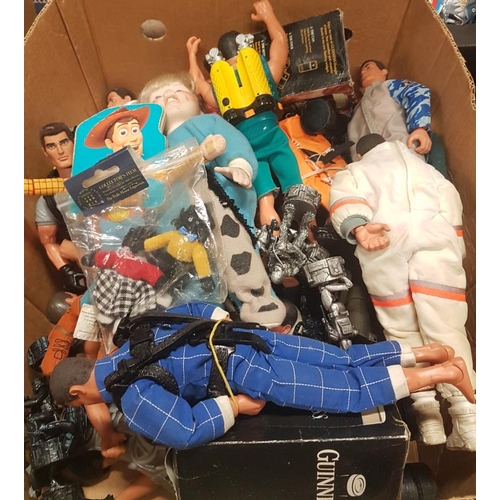 109 - Box of Toy Figures