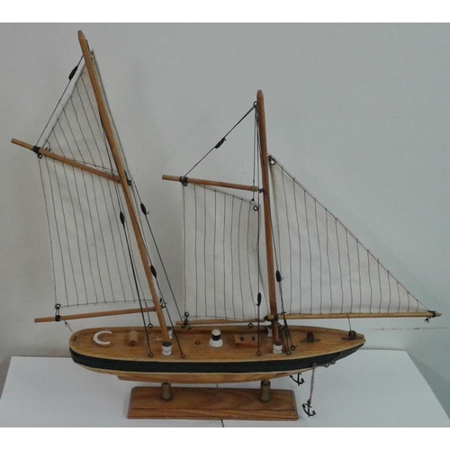 554 - Model Sailing Boat