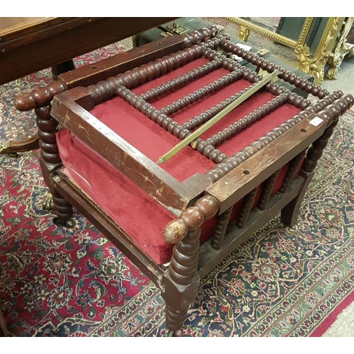 564 - Victorian Folding Bed Chair