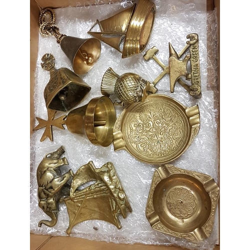 594 - Collection of Small Brass Ornaments