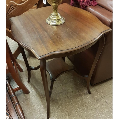 603 - Edwardian Mahogany Two Tier Occasional Table - 24ins wide