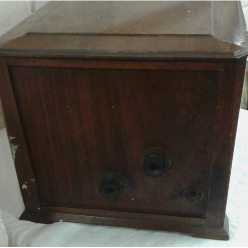 44 - Antique Wooden Case GEC Radio