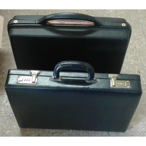 66 - Leather Briefcase and a Samsonite Briefcase