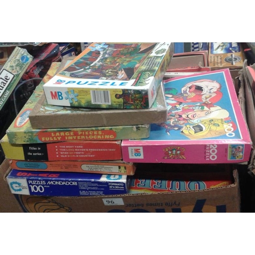 96 - Four Boxes of Various Toys