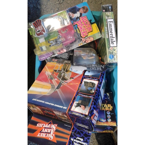 133 - Three Boxes of Various Toys, Games, etc.