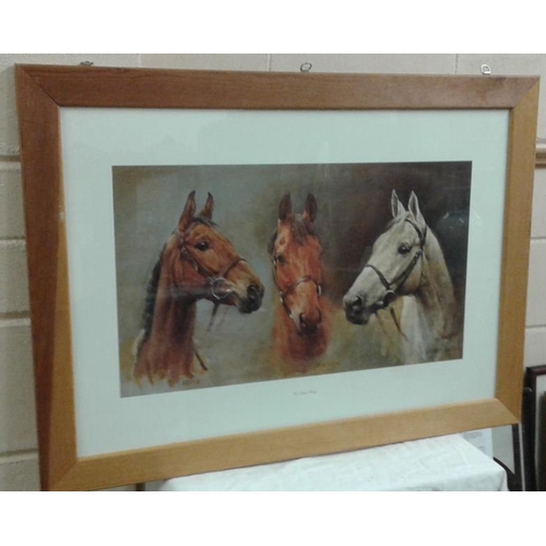 314 - Two Framed Horse Racing Interest Prints