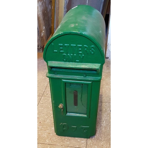 11 - Irish Post Box with Keys, c.20in tall (keys held at main desk)
