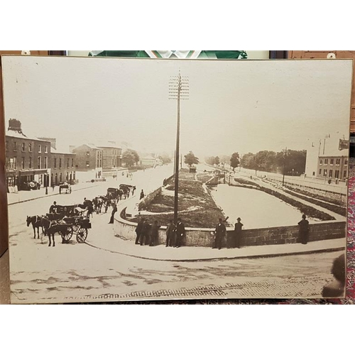 20 - Large Picture of Dublin Canal c.1880, c.40 x 29in