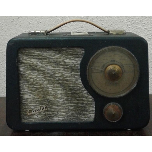 34 - BSR Record Player and a Cadet Portable Radio