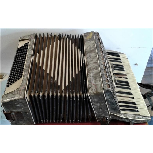 61 - Old Button Accordion (in need of repair)