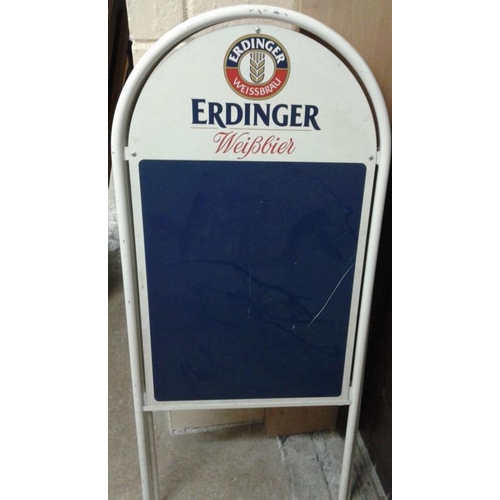 92 - 'Erdinger Weibbier' Notice Board - 21 x 49ins